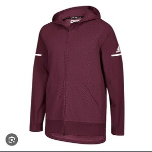 Adidas Men’s Maroon Squad Jacket | Size M | Excellent Condition